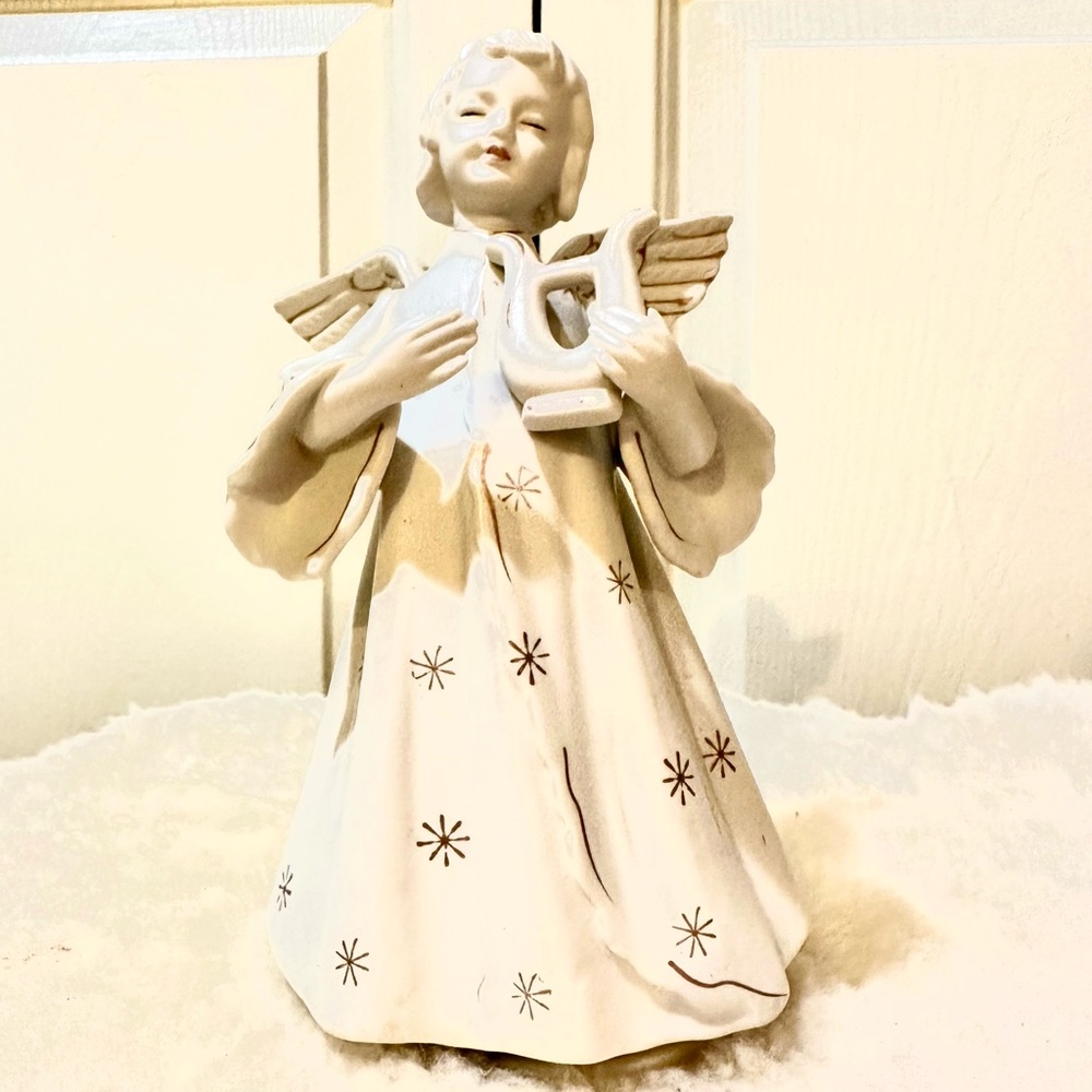 Schmid Angel Musical Porcelain Figurine